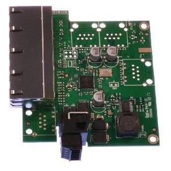 Brainboxes Industrieel Ethernet 4-poorts (4 ports), Netwerkschakelaar, Groen