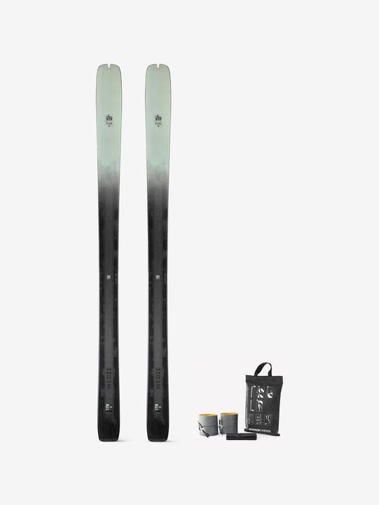 Wedze Ski Leichter Tourenski Holz und Carbon (170 cm, Senza rilegatura)