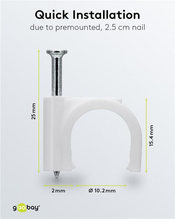 Produktbild Goobay Kabelschelle