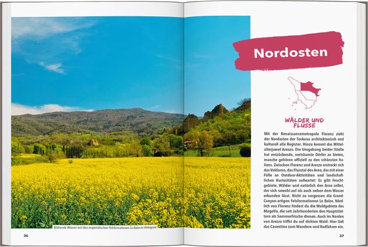 Image du produit OUTDOOR GUIDE Reiseführer Toskana (Allemand, Chapeau Maximilian Flesch, 2025)