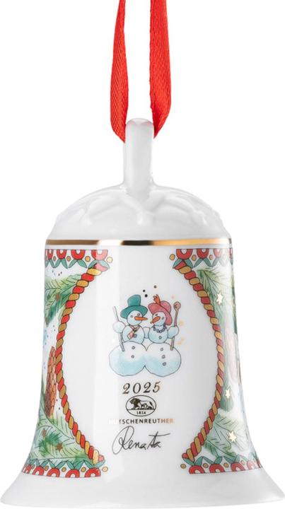 Produktbild Hutschenreuther Porzellanglocke - Weihnachtsglocke 25 - Porzellanglocke (1 x)