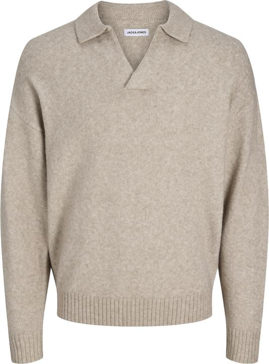 Jack & Jones Einfarbig Strickpullover Strickpullover (L)