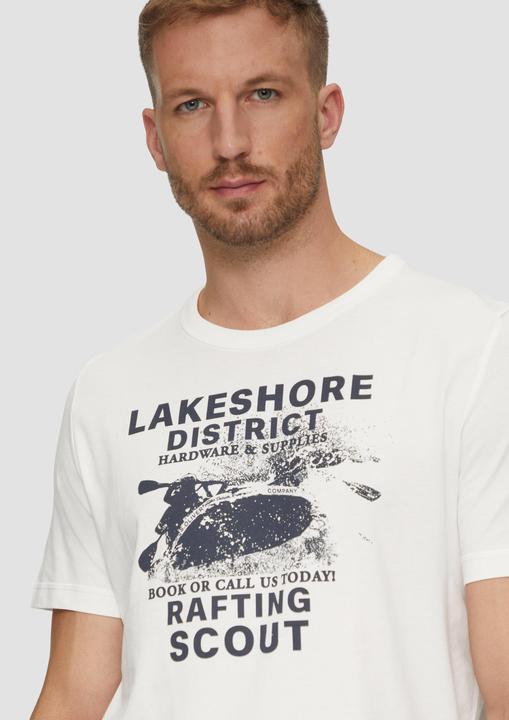 Produktbild S.Oliver T-Shirt Baumwollshirt mit Frontprint (XL)