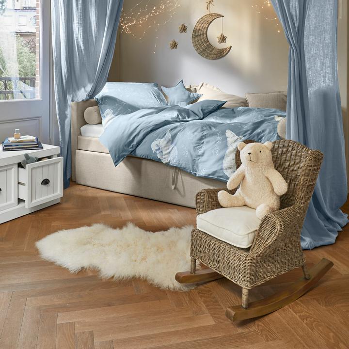 Produktbild Loberon Kinderschaukelstuhl Trésolia braun (Kinderstuhl)