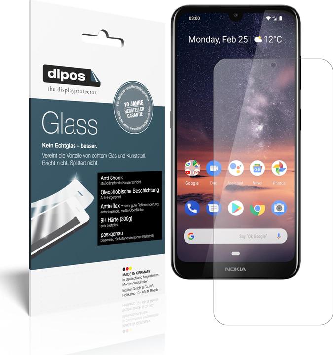 Actual product image Dipos Screen Protector Anti-Shock (1 Piece, Nokia 3.2)