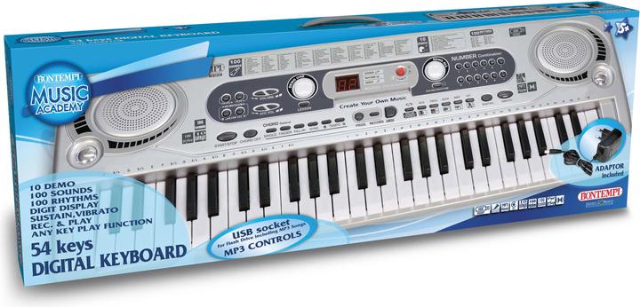 Actual product image Bontempi digital keyboard