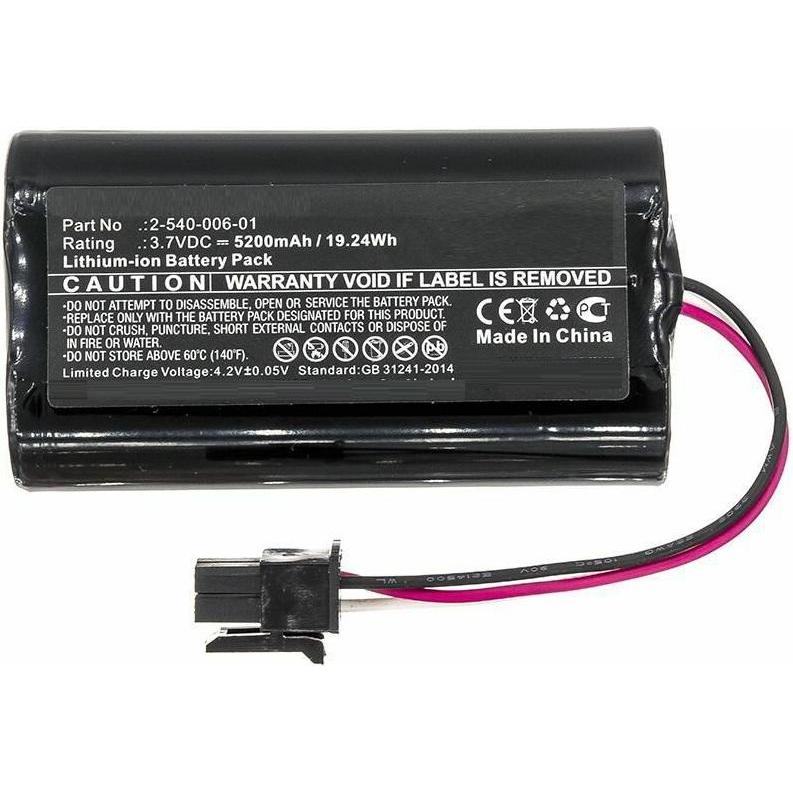 CoreParts Battery for Soundcast Speaker (1 Zellen, 5200 mAh), Notebook Akku, Schwarz