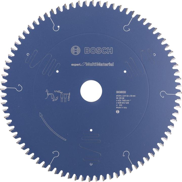 Actual product image Bosch Professional Zubehör Circular saw blade Expert for Multi Material, 254 x 30 x 2.4 mm, 80