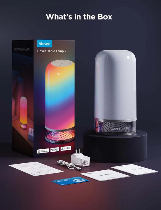 Actual product image Govee RGBICWW Table Lamp (500 lm)