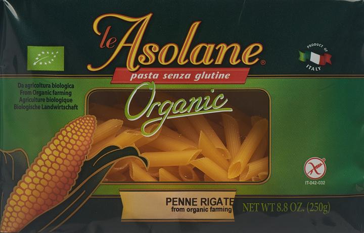 Image du produit Le Asolane Pâtes de maïs Penne sans gluten (250 g)