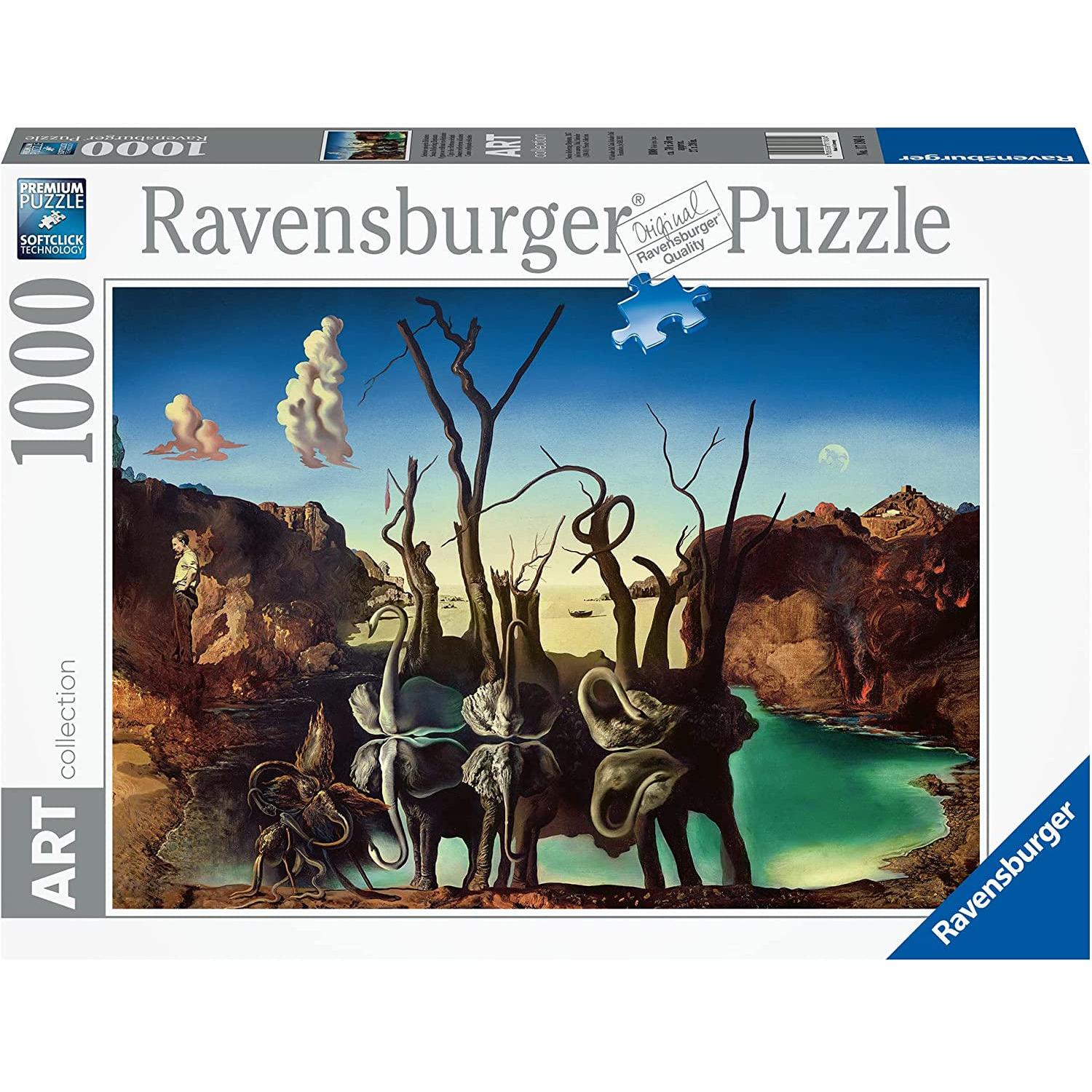 Ravensburger Dali: Schwäne, die Elefanten spiegeln (1000 Teile)