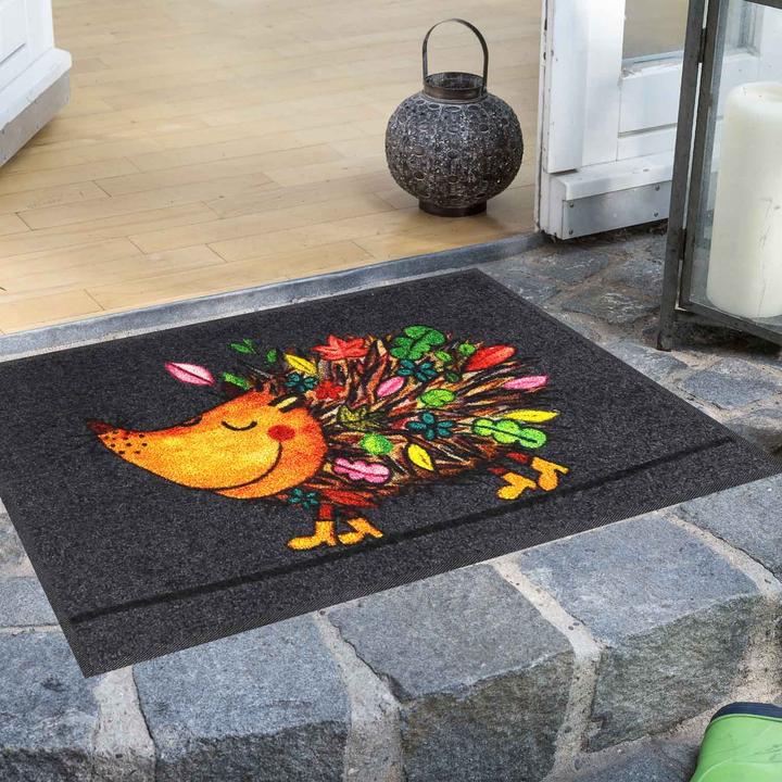 Salonloewe Paillasson Funky Hedgy 50 x 75 cm Tapis de propreté (50 x 75 cm)