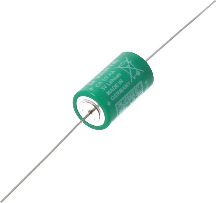 Varta Batterie CR1/2AA, 6127 mit axialem Lötdraht (1 pz., 1/2 AA, 950 mAh)