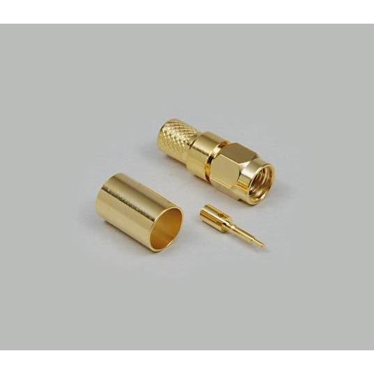 Thumbnail - BKL Electronic SMA-Steckverbinder, Elektronikkabel + Stecker, Gold