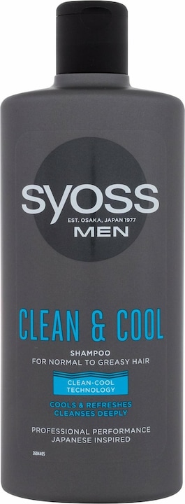 Produktbild Syoss Men Clean & Cool (440 ml, Flüssiges Shampoo)