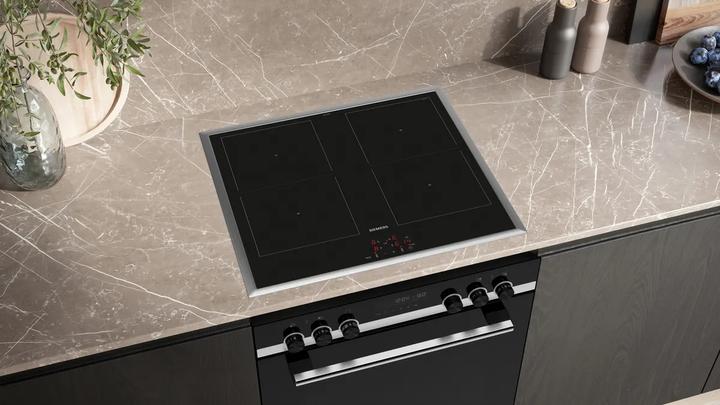 Produktbild Siemens Built-in cooker set, EM645CQB6E + HE278GBB4, Built-in cooker, Induction hob, PQ522VAAB