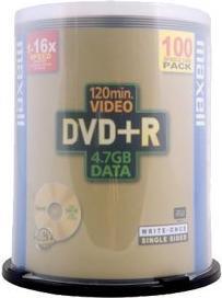 Actual product image Maxell DVD+R 4.7, Cakebox 100 (100x)