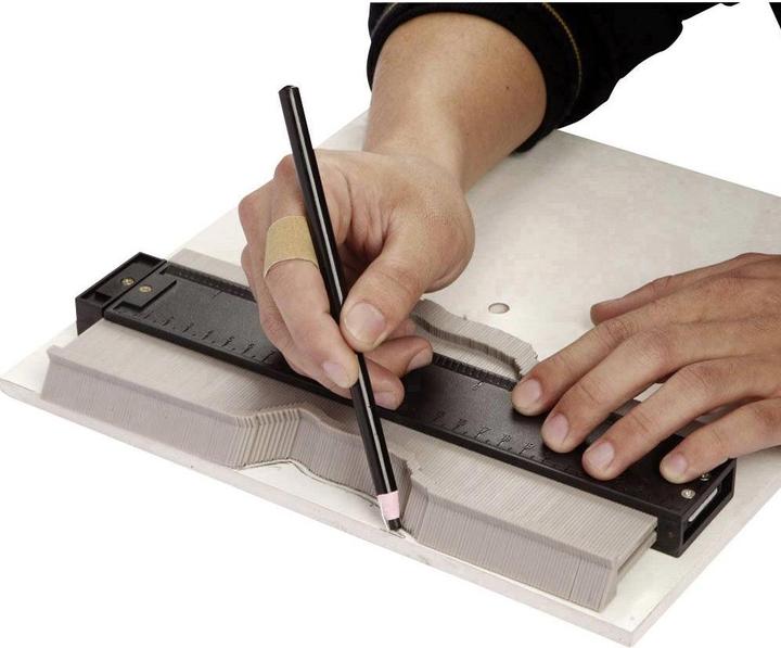 Actual product image Toolcraft Profile gauge 254 mm (max) 15956 (28.30 cm)