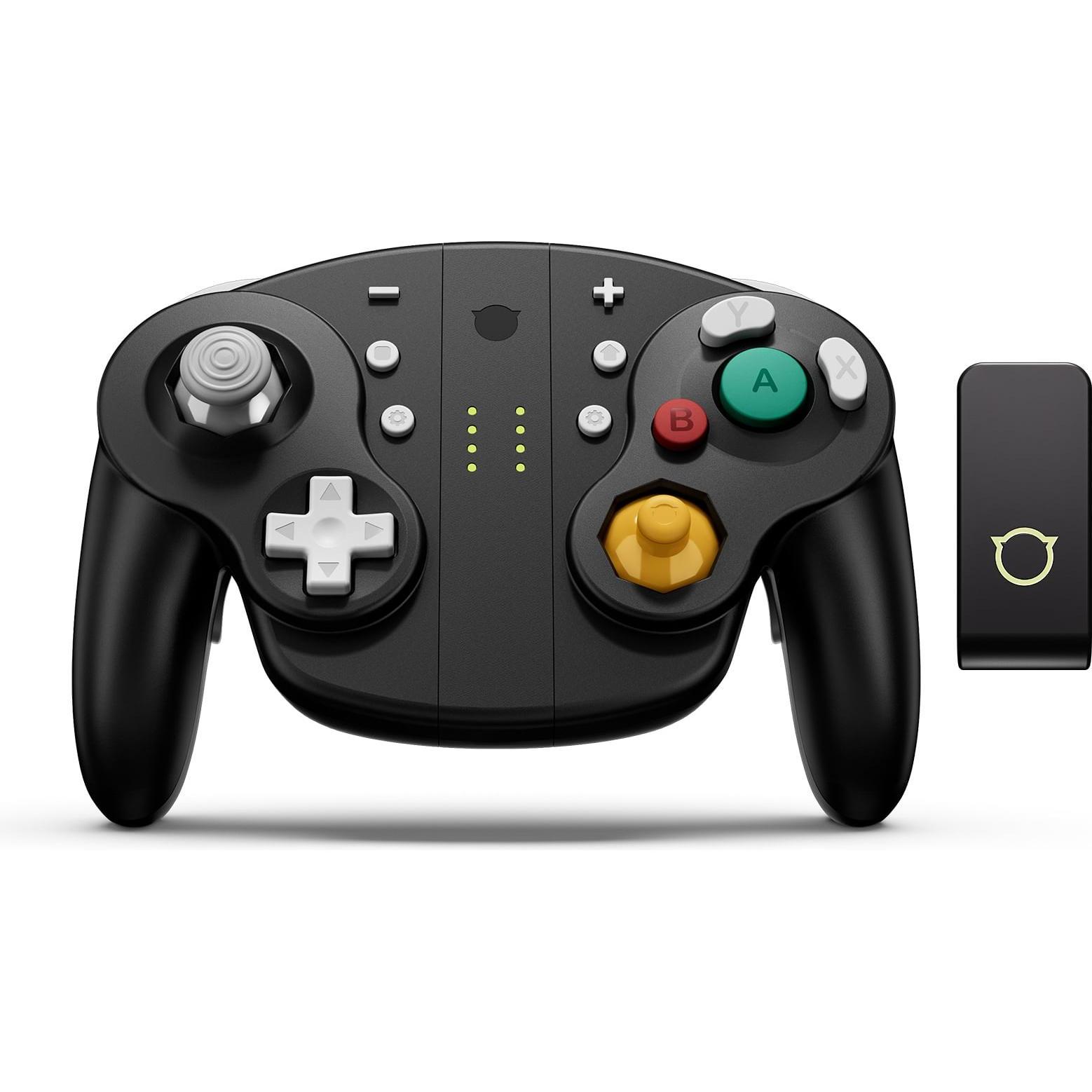 NYXI Wizard 2 - Nintendo Switch GameCube Style Joy-Pad - Black (PC, Switch, Switch 2, Wii), Controller gaming, Nero