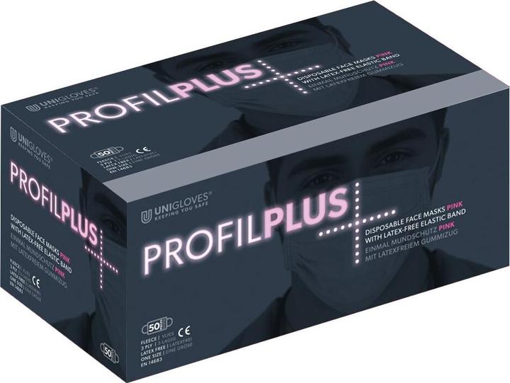 Produktbild Unigloves Maske Typ IIR PINK -50 Stk. (50 x)