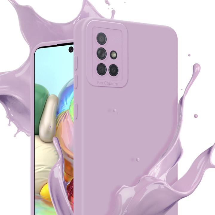 Actual product image Cadorabo Case for Samsung Galaxy A71 4G in TPU Fluid LM162 Style (Samsung Galaxy A71)