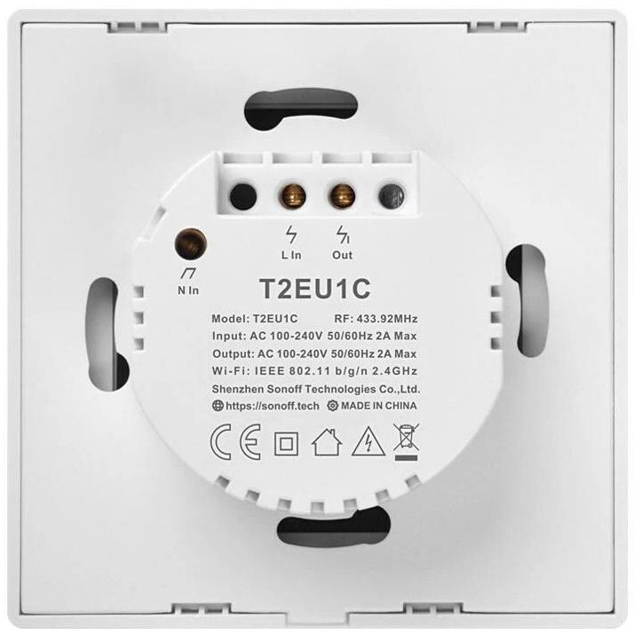 Thumbnail - Sonoff, Lichtschalter + Storenschalter, T2EU1C-TX