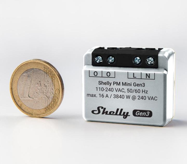 Image du produit Shelly PM Mini Gen3 x2 (Actionneur de commutation)