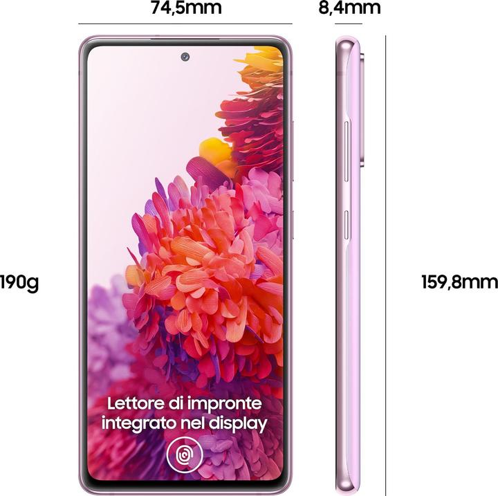 Image du produit Samsung Galaxy S20 FE UE (128 Go, Cloud Lavender, 6.50", Double SIM hybride, 4G)