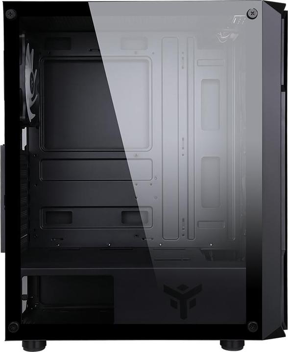 Actual product image Itek ITGCAST33B Computer Case Midi Tower Black (mATX, ATX, ITX)