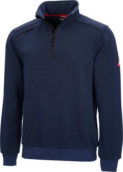 Produktbild Nitras MOTION TEX PLUS, Pullover, marineblau, 400 g/qm, atmungsaktiv, angenehmer Tragekomfort dank a (XL)