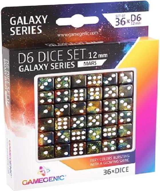Immagine prodotto Gamegenic Set di 36 pezzi D6 - Serie Galaxy : Marte