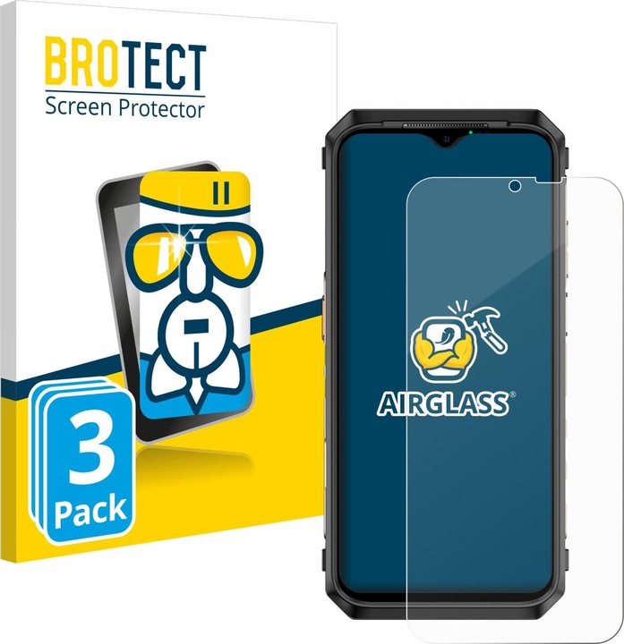 Immagine prodotto BROTECT AirGlass Vetro (3 Pezzo/i, Ulefone Power Armor 19T)