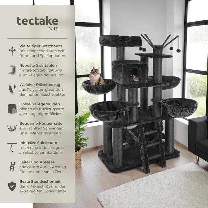 Produktbild tectake Gismo (195 cm, Black)