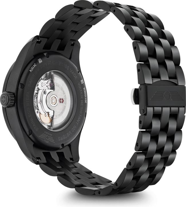 Immagine prodotto Victorinox Airboss Mecha 42, PVD BLK, quadrante BLK, br SST BLK (Orologio da pilota, 42 mm)