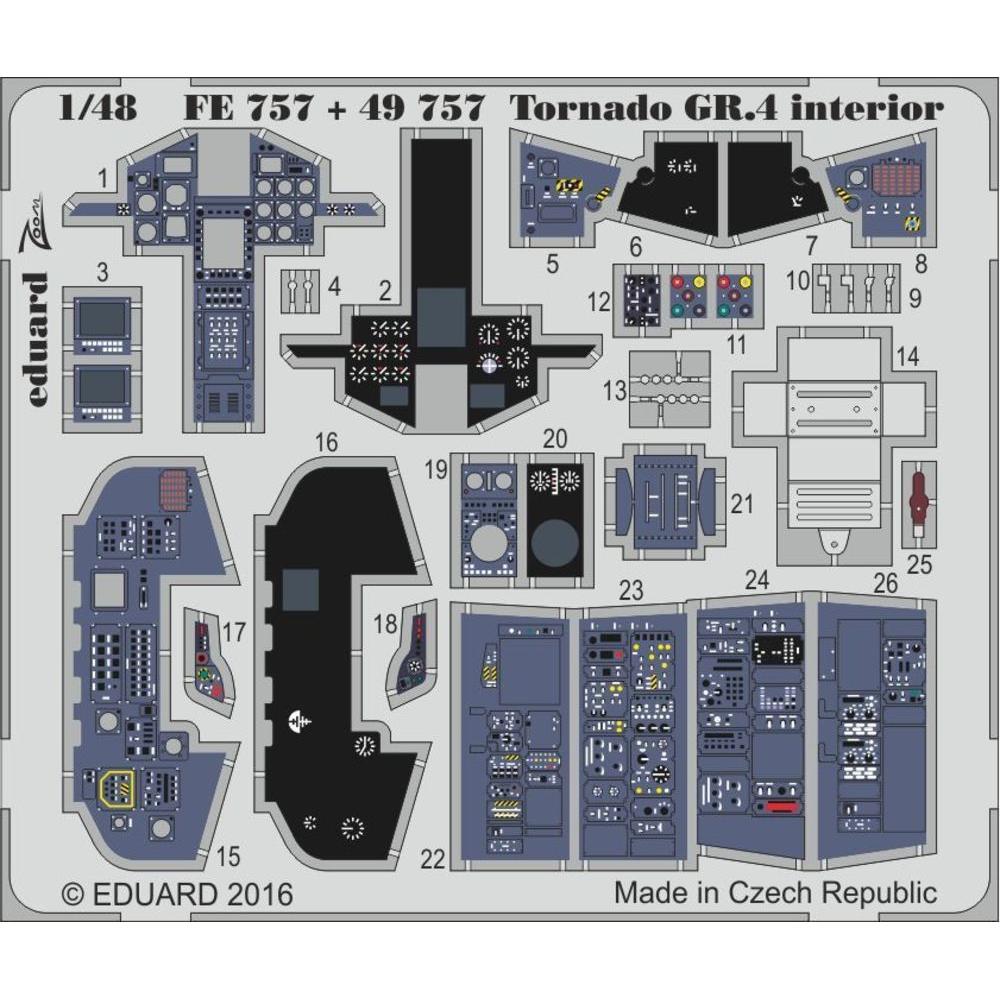 Eduard Tornado GR.4 interior for Revell
