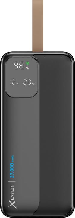Xlayer Rapid (27.000mAh) Powerbank schwarz (27000 mAh, 20 W, 99.90 Wh)