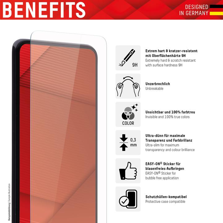 Produktbild Displex Smart Glass, Displayschutzfolie (1 Stück, Oppo A72, Oppo Reno 2 Z, Samsung Galaxy A52s 5G)