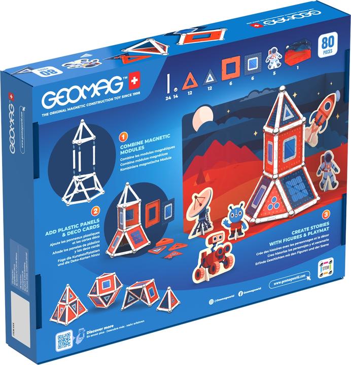 Productafbeelding Geomag Magnetic Stories Mars 80 Teile