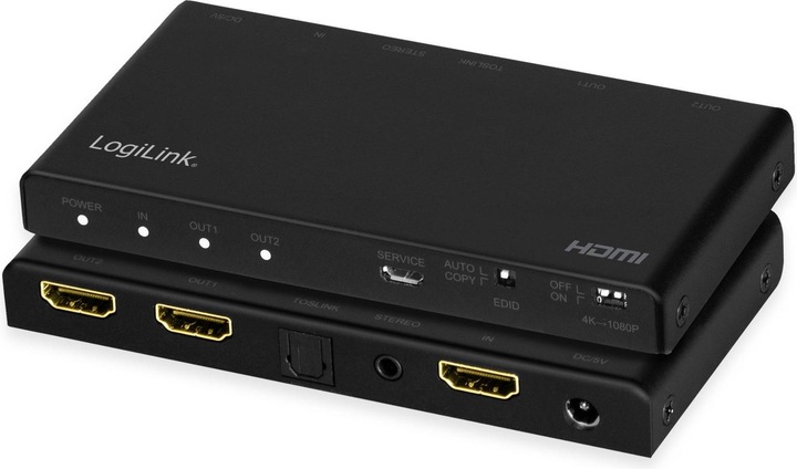 Immagine prodotto LogiLink HD0034 Interruttore a matrice HDMI 4x2 3D