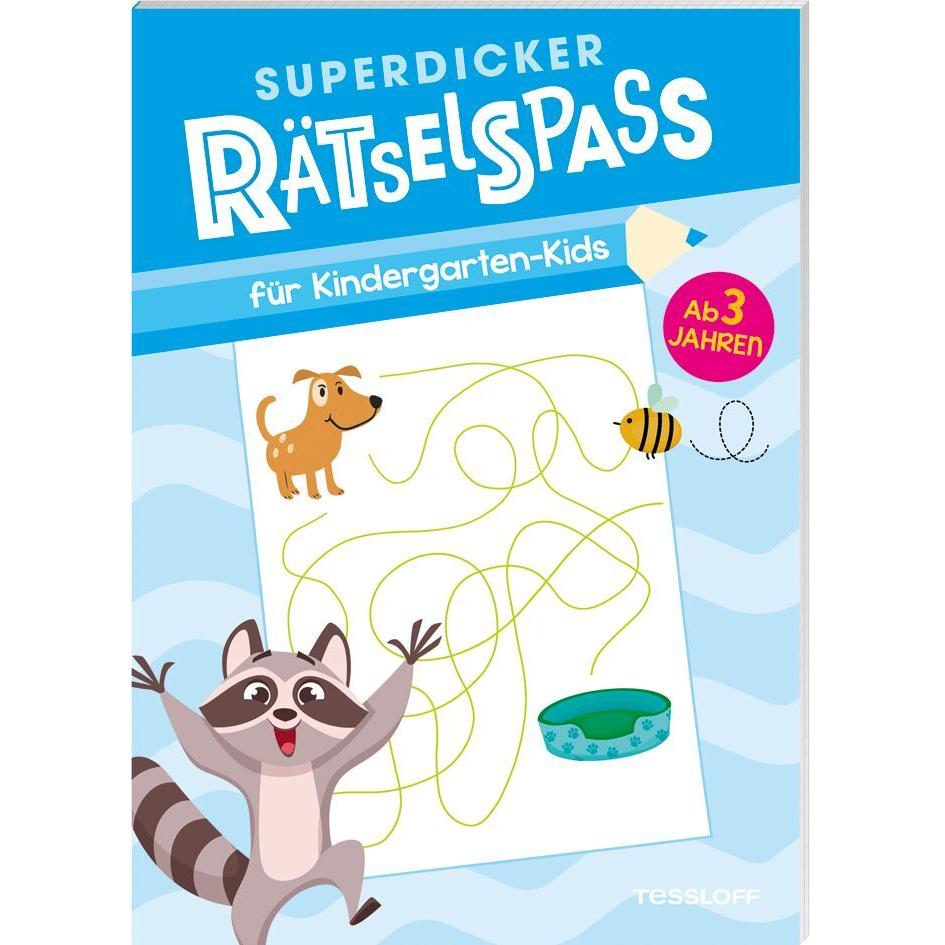Superdicker Rätselspass für Kindergarten-Kids, Kinderbücher von Stefan Lohr