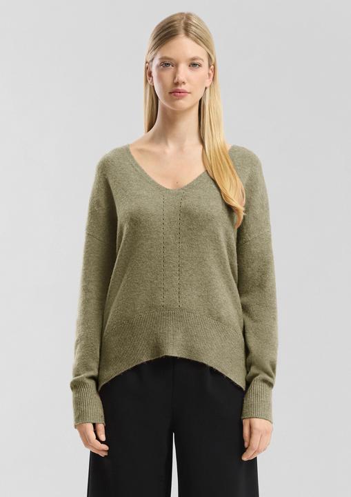Immagine prodotto S.Oliver Strickpullover Weicher Strickpullover mit Ajour-Detail (XXL)