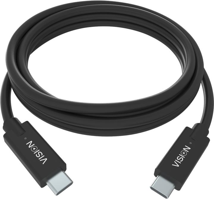 Productafbeelding Vision USB-kabel USB-C (M) naar USB-C (M) (2 m, USB 3.2 Gen 1)