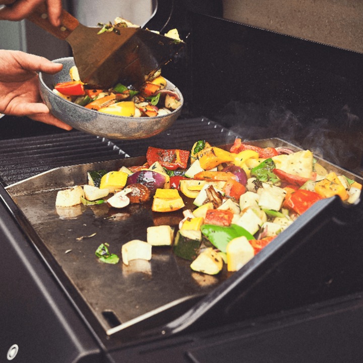 Produktbild Burnhard Plancha Grillplatte Edelstahl EARL 42,5 x 39,6 x 3 cm