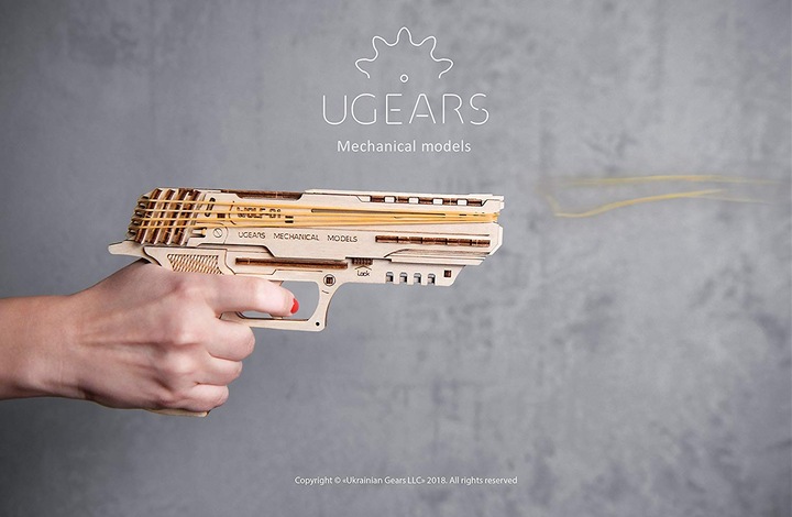 Actual product image Ugears Small firearm