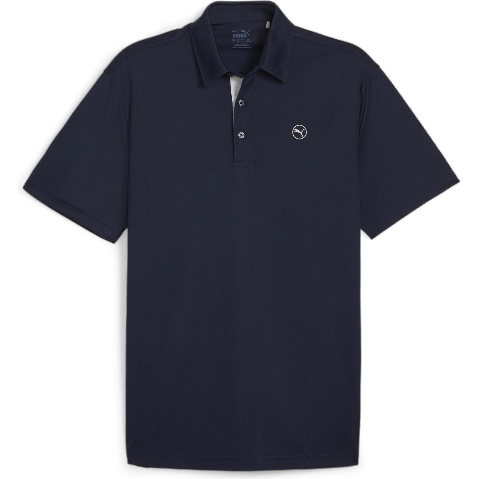 Puma, Herren, Shirt, Pure Solid Polo, Blau, (M)