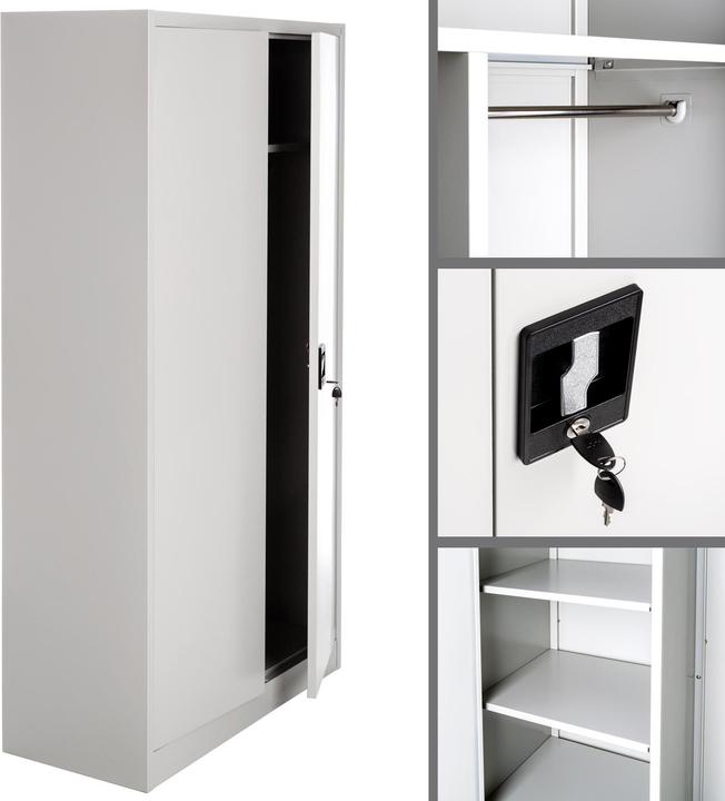 Actual product image tectake Cupboard (80 x 40 x 180 cm)