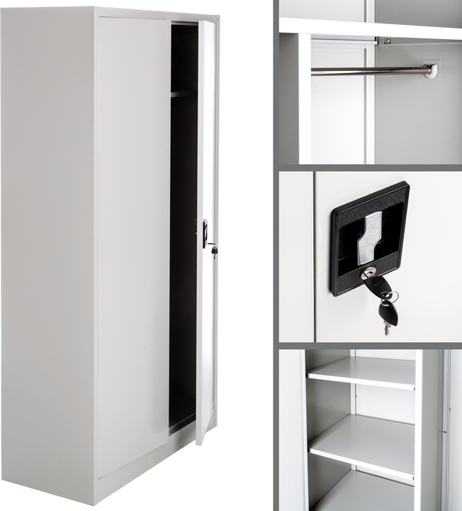 Produktbild tectake Schrank (180 x 80 x 40 cm)