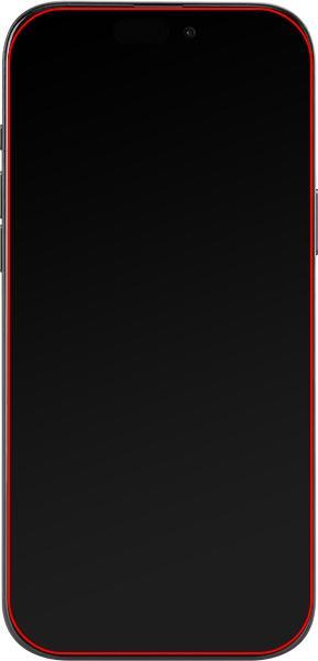 Produktbild Mobilize Schwarzer Rahmen Glas (1 Stk., Apple iPhone Air)