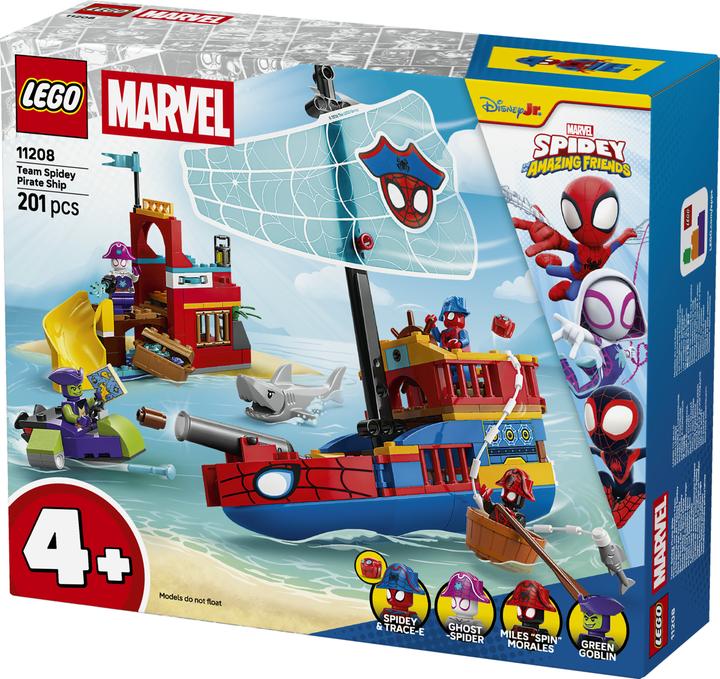 Produktbild LEGO Piratenschiff von Spideys Team (11208, LEGO Marvel)