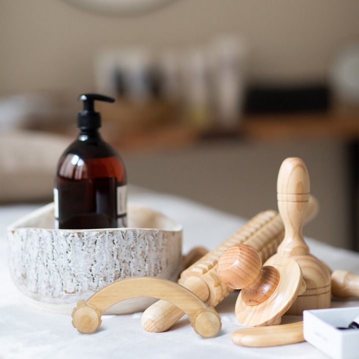 Actual product image Relaxdays 2-piece massage set